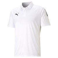teamLIGA Sideline Polo Shirt weiß Größe S bis 3XL