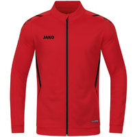Polyesterjacke CHALLENGE Trainingsjacke rot-schwarz 116 bis 4XL - Damen 34 bis 44