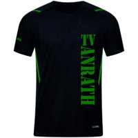 T-Shirt CHALLENGE schwarz meliert-sportgrün TV Anrath  "DNA" 128 bis 4XL - Damen 34 bis 44