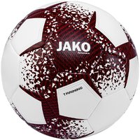 PERFORMANCE Trainingsball Fußball FIFA Basic weiß-schwarz-sportrot Größe 4, 5