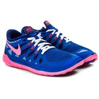 Nike Free 5.0 GS Kinder Laufschuhe blau-pink