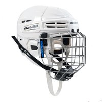 IMS 5.0 Combo Eishockeyhelm Helm mit Gitter weiß